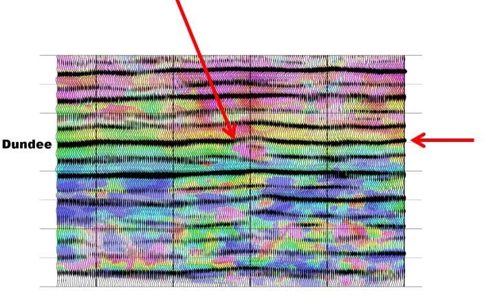 Devonian Hydrothermal Dolomite cross-section one